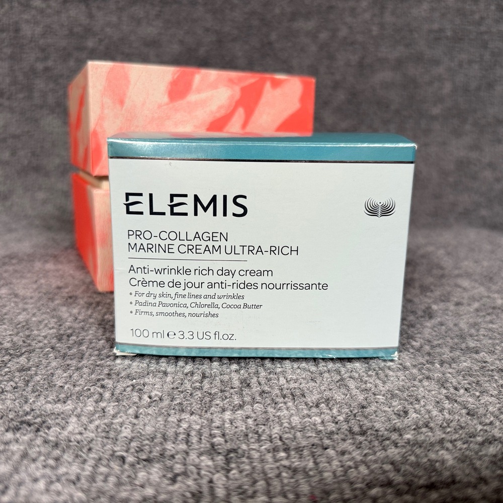 New Elemis Pro-Colagen Marine Cream Ultra Rich Hydrating Anti Wrinkle 3.3 oz